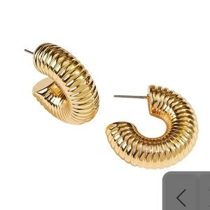 Park Lane Radiant Gold Textured Earrings Embraceble